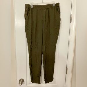Divided by H&M Army Green Stretch Pants Size 12